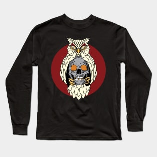 skull owl Long Sleeve T-Shirt